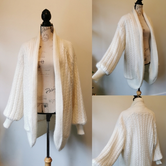 Vintage Sweaters - Vintage mohair knit sweater